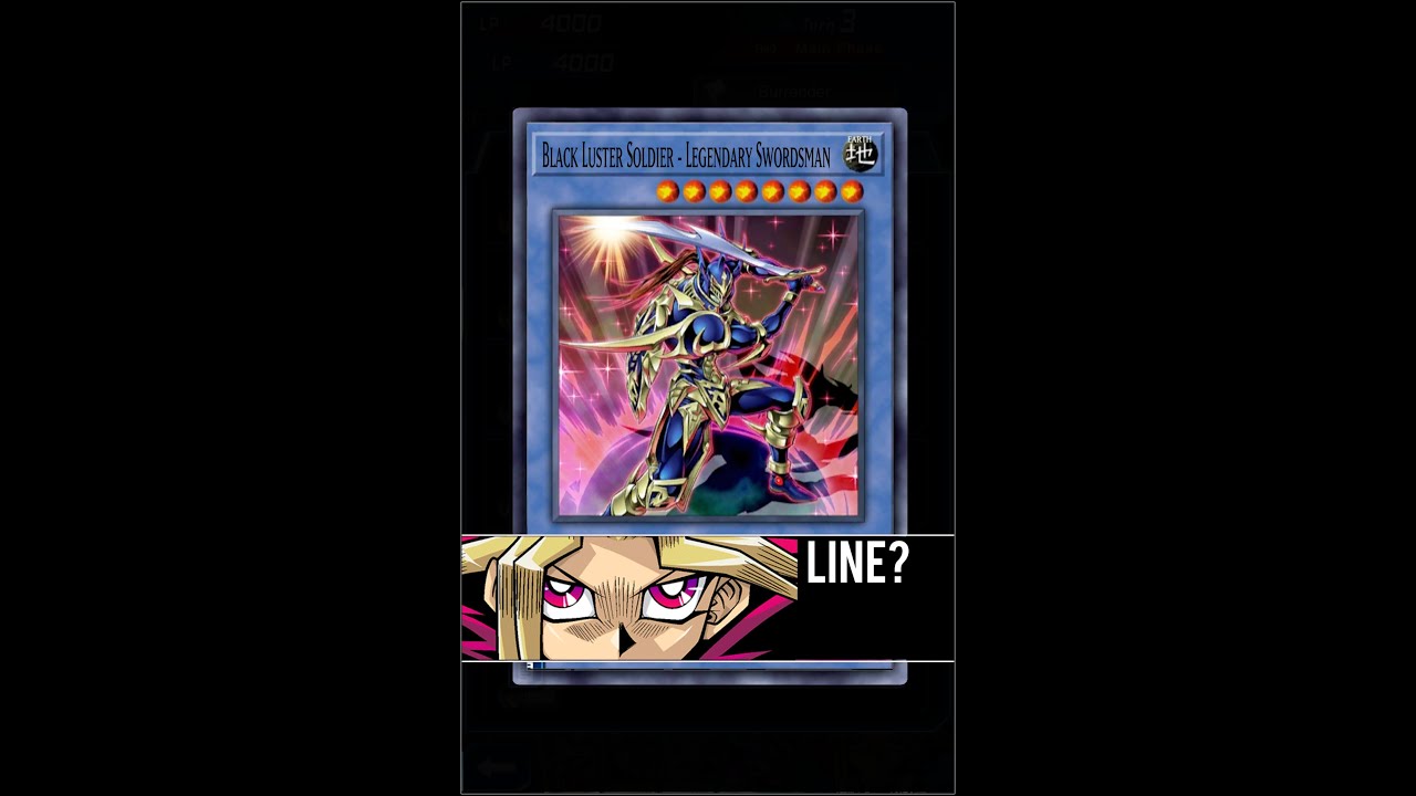 Yugioh Duel Links - Yami Yugi summon Black Luster Soldier Legendary Swordsman
