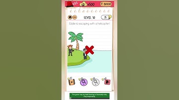 Eddie is escaping with a helicopter - Level 10 - Smith and Joe Part 1 - Brain Test 2 Gameplay