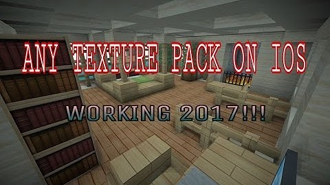 GET ANY MCPE TEXTURE PACK ON IOS 2017 (no jailbreak or computer required) any file type easy!