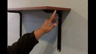 How to Hang Shelves on Drywall that will Stay