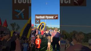 Flyover at a High School football game! #shorts #football #flyover