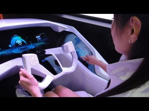Futuristic Car Interface Tech - Mitsubishi EMIRAI #DigInfo