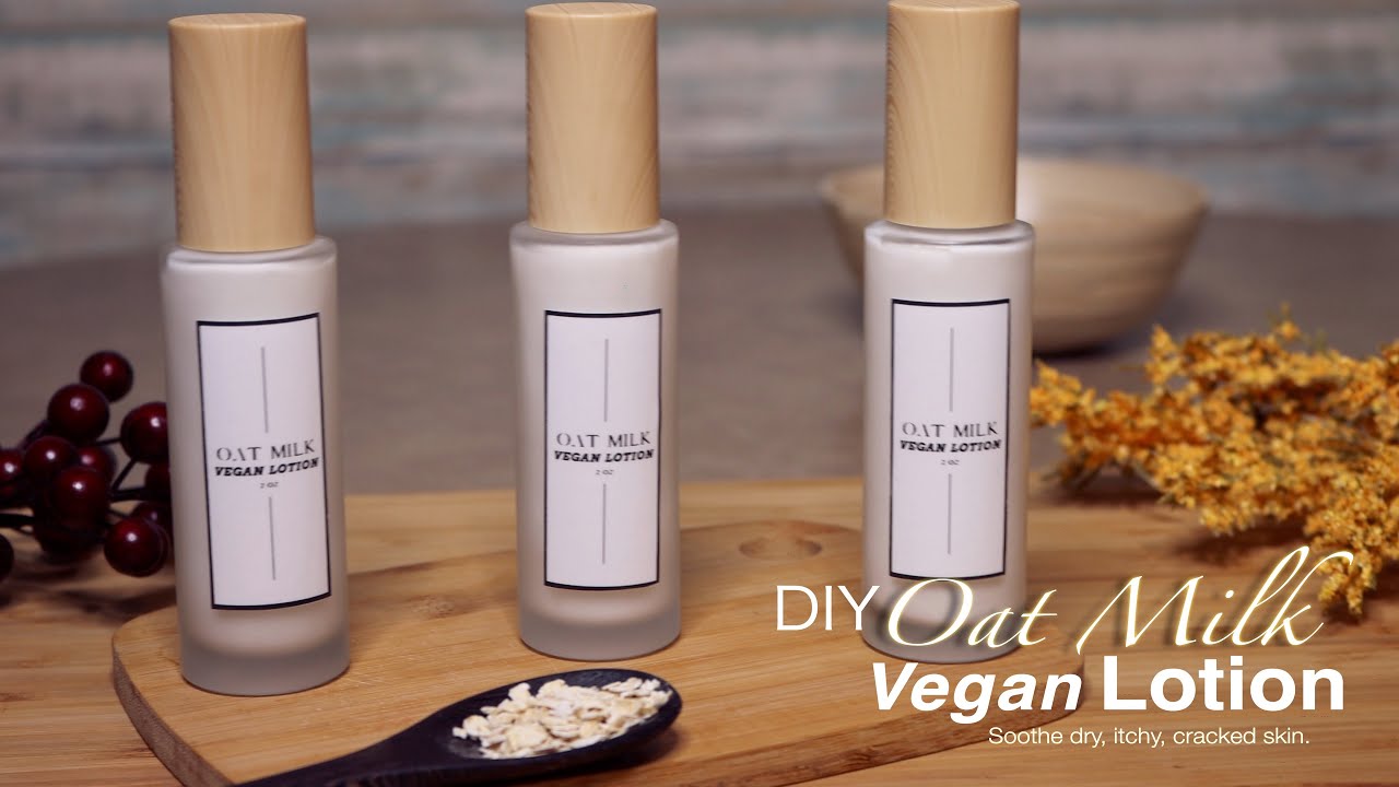 DIY Oat Milk Vegan Body Lotion ft. OSLOVE ORGANICS YouTube