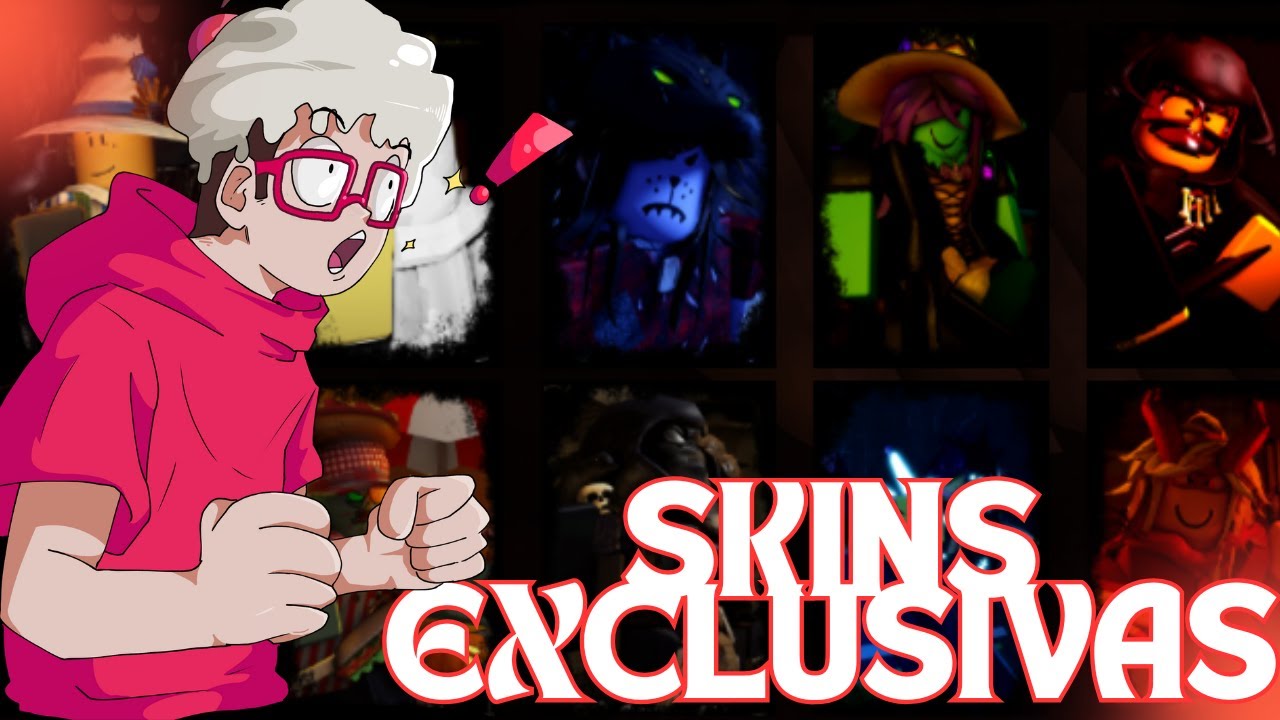 EU DESBLOQUEEI TODAS AS SKINS EXCLUSIVAS DO HALLOWEEN DOS
