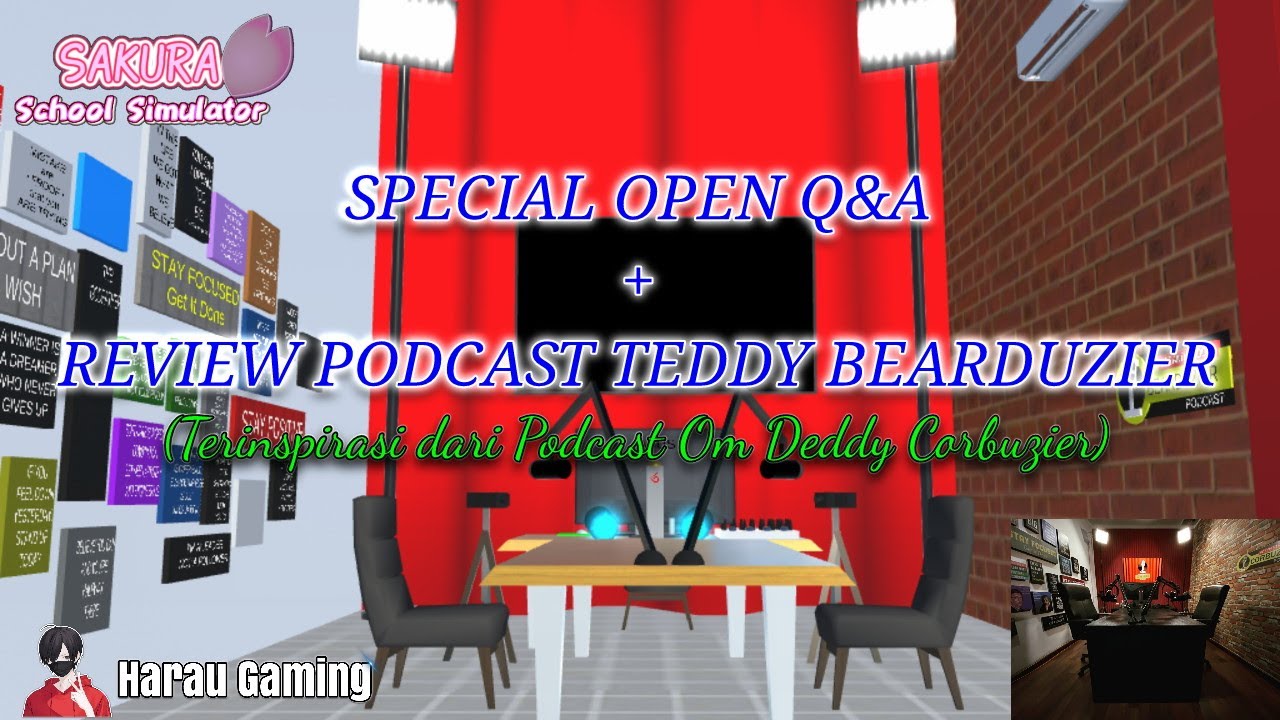 SPECIAL OPEN Q&A 🎉🎊 + REVIEW PODCAST TEDDY BEARDUZIER 🎙 (Inspired by Deddy Corbuzier 🙏) S.S.S 🌸