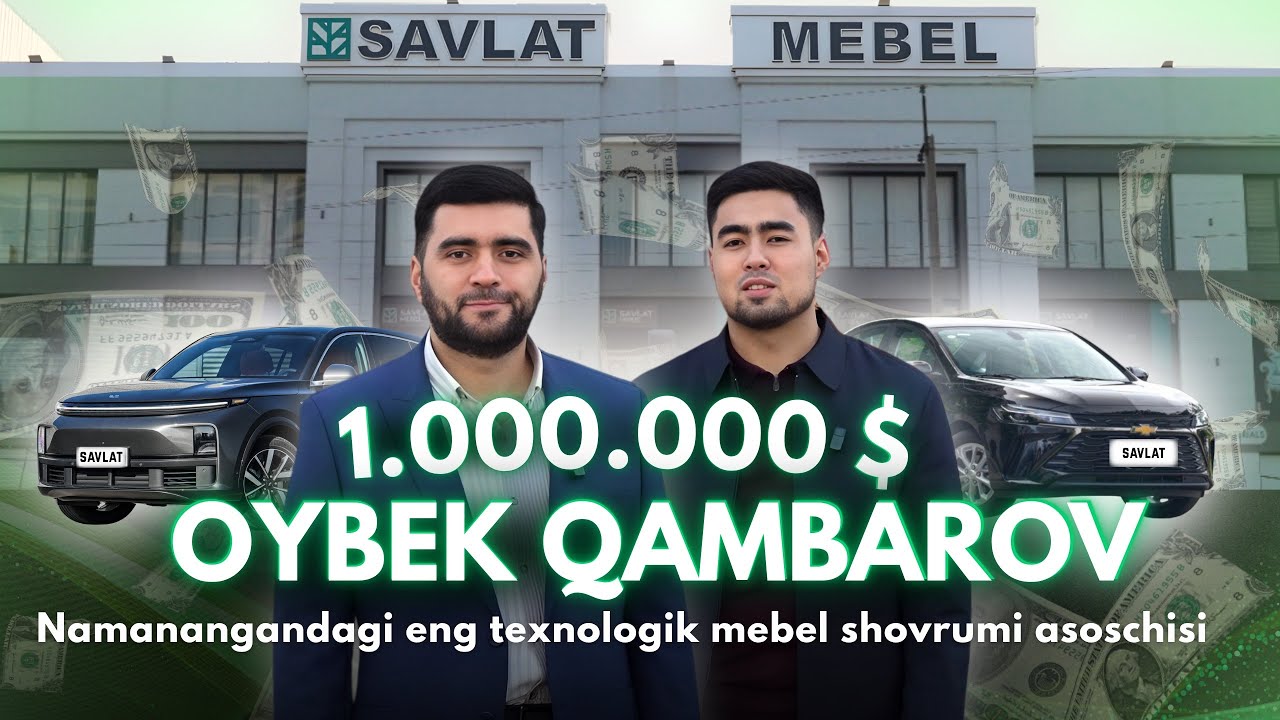 ODDIY USTAXONADAN MILLION DOLLARLIK BRENDGACHA - OYBEK SAVLAT MEBEL 