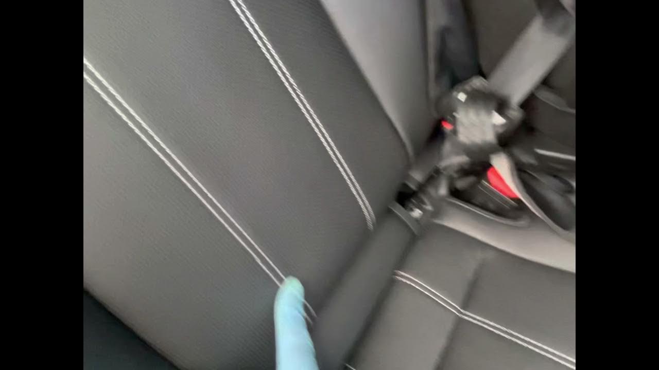 How to clean leather seats with basic essentials. YouTube