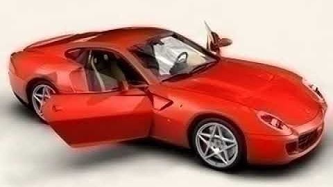 3D Model of Ferrari 599 GTB Fiorano Review