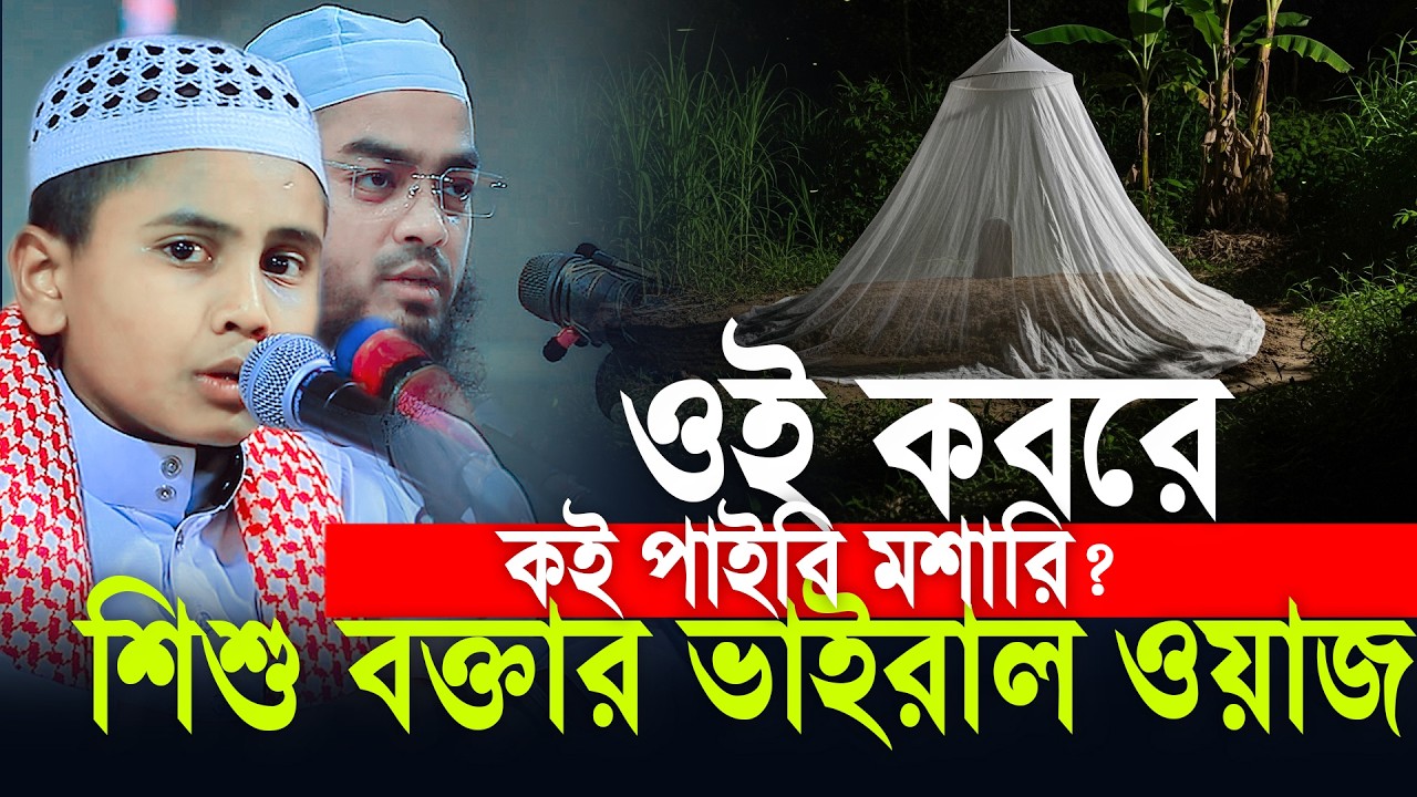 ওই কবরে কই পাইবি মশারি❗শিশু বক্তার ভাইরাল ওয়াজ | সবায় অবাক |  ক্বারী মাহবুবুর রহমান সিদ্দিকী