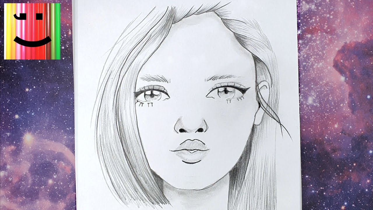 Comment dessiner un visage : Avec un crayon gris [Tutoriel] 