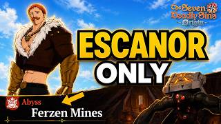 I Cleared Abyss Ferzen Mines With Escanor ONLY | 7DS Origin