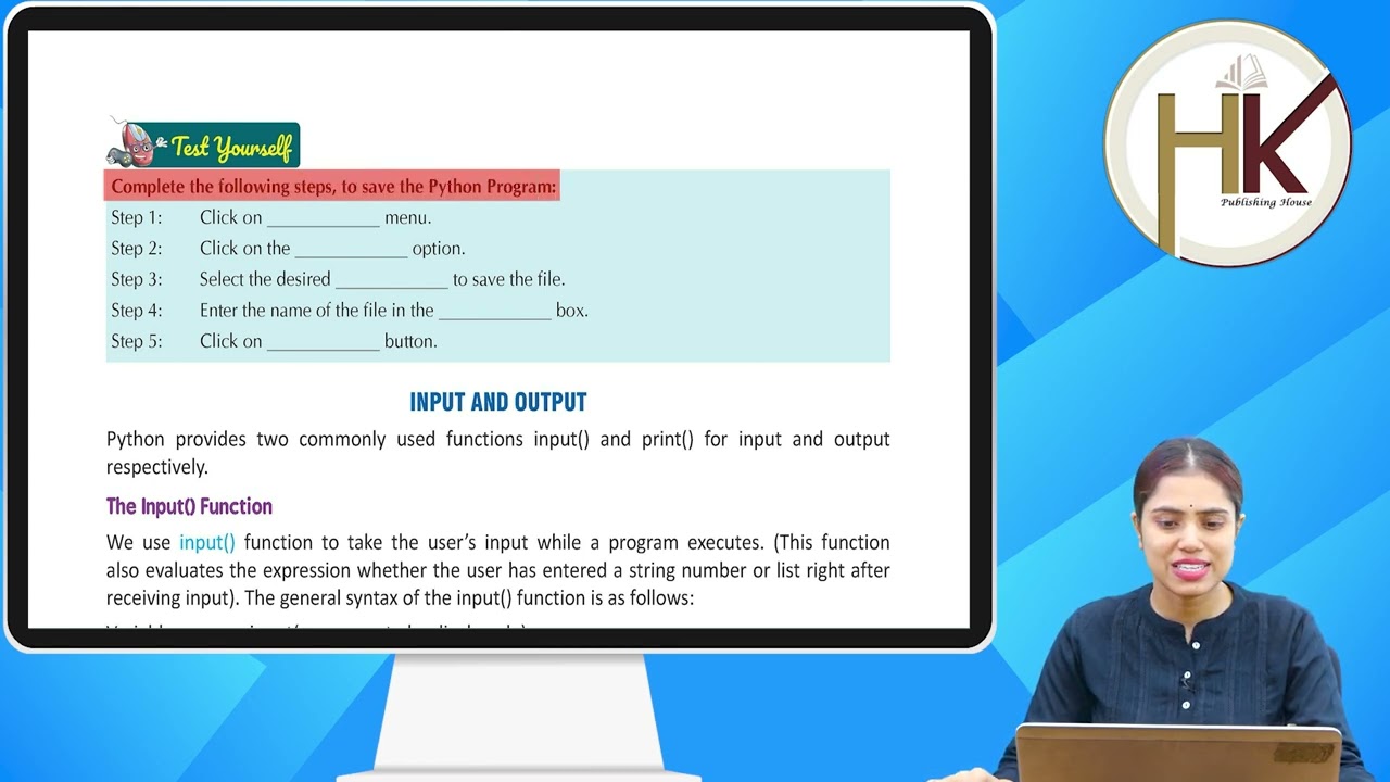 Ch 8 | HK | Computer | Class 7 | Basics of Python | For children