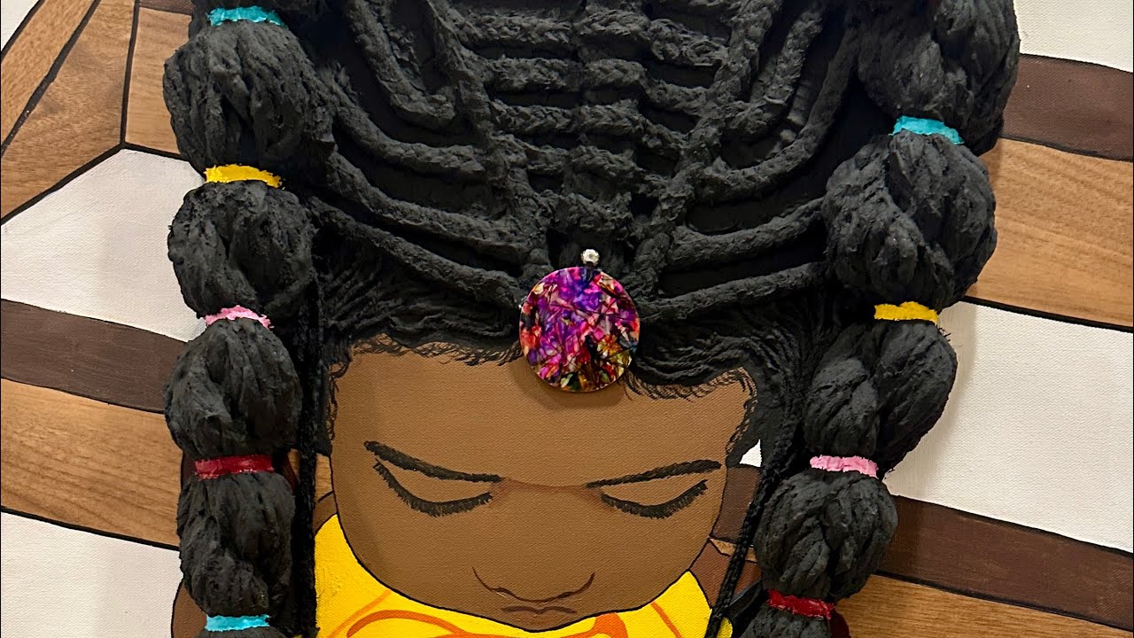 🎥 Artist Talk: Embracing Texture in Art 🖌️✨ #braids #artist