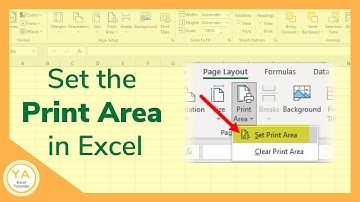 Print Area in Excel - Tutorial