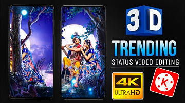 3D Trending Radha Krishna Status Video Editing |3d Trending Behind Objects Status Video Editing 2021