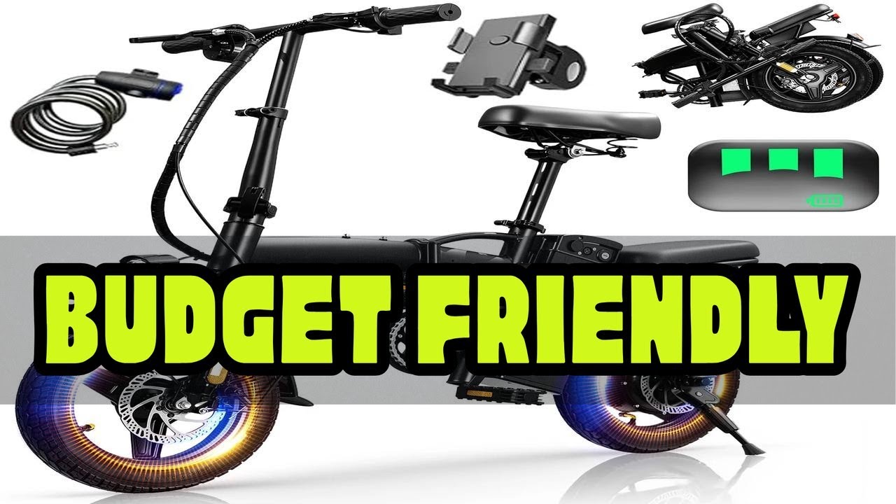 1Year Warranty 14inch Electric Bike, 20 MPH,48V Removable Battery,400W Motor, Adult Folding Electri