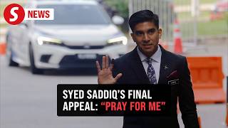 'Doakan': Syed Saddiq's brief words before final appeal hearing