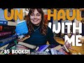 Unhaul 85 books with me  my biggest unhaul ever 2022