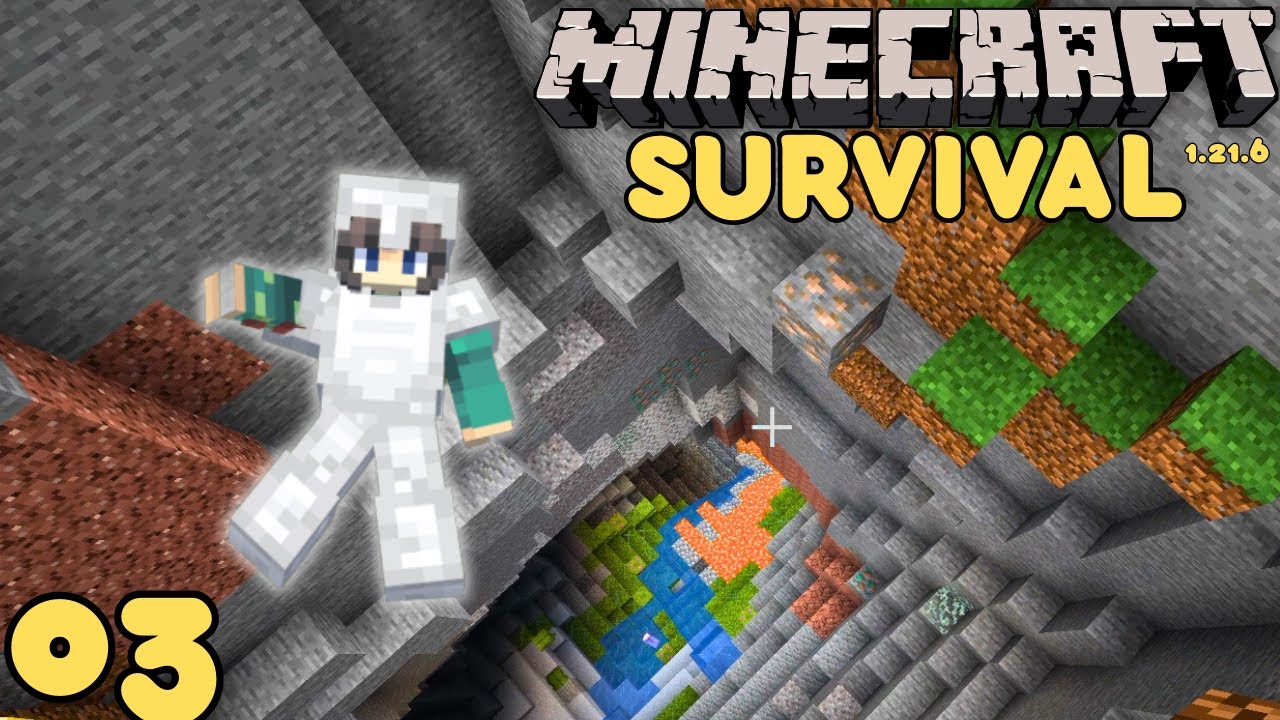 I went caving for the first time... || Let's Play Minecraft Cozy ...