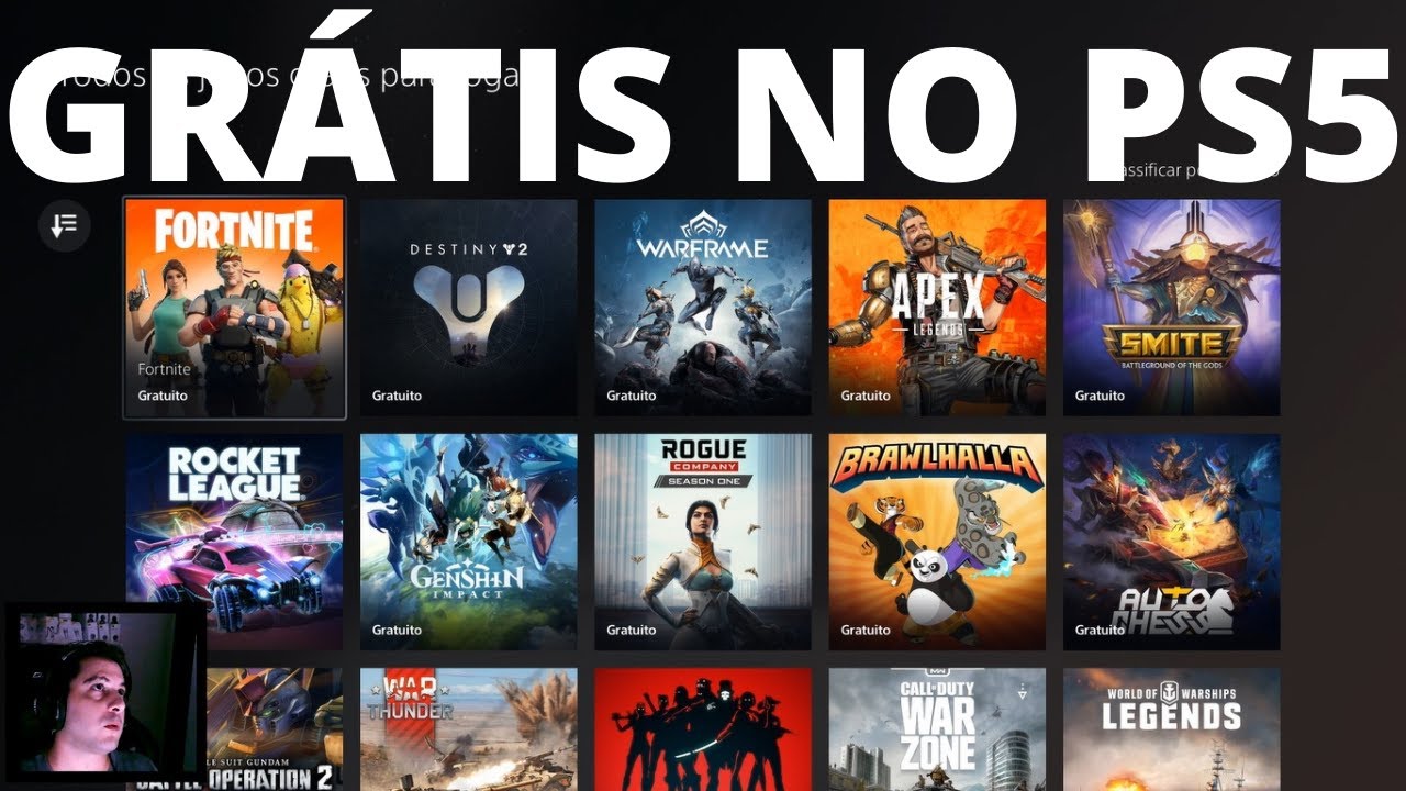 JOGOS GRÁTIS PARA JOGAR NO PS5 DO TIPO FREE TO PLAY. CORRAM QUE TEM ...