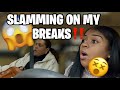 SLAMMING THE BREAKS PRANK ON MY MOM!!! VLOGMAS DAY 4