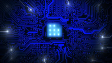 Printed Circuit Board Background Stock Motion Graphics