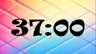 37 Minute Timer | 2220 Second Timer | 37 Minute Countdown with Music