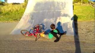 Epic fail 180 BMX