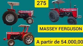 SÓ TRATORES MASSEY FERGUSON 275 A VENDA A PARTIR DE R$ 54 000,00