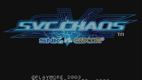 NEO-GEO : SNK vs  Capcom SVC Chaos (intro)