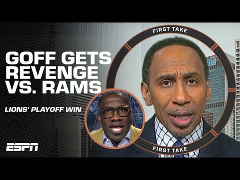 Stephen a. & shannon sharpe on jared goff's revenge game in the lions' win vs. The rams | first take