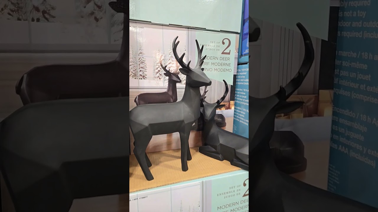 Black Modern Deer at Costco 🦌 