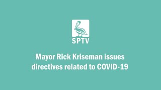 Mayor Rick Kriseman issues directives related to COVID-19