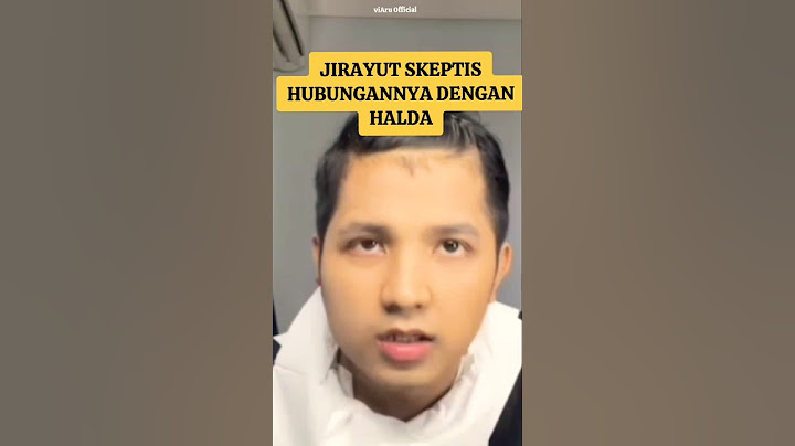 Jirayut Skeptis Hubungannya Dengan Halda #jirayut #halda #haldajirayut #hanyut #jirayuthost