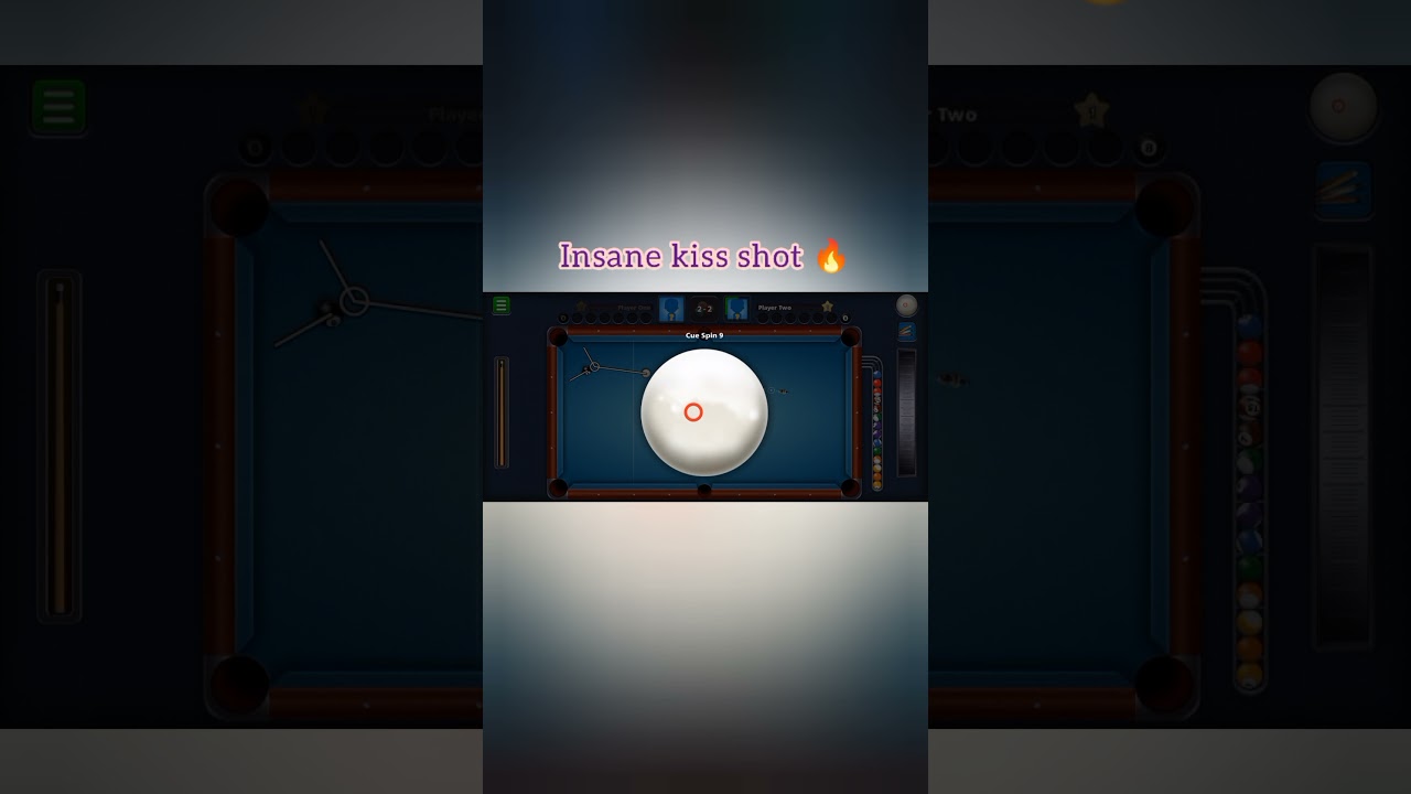 Top two best kiss shot in 8 ball pool🔥🤯| Miniclip | 
