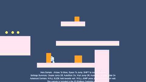 2D Platform Controller -  Push and Pull