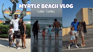Myrtle Beach Vlog ☀️| Family Road Trip, Beach, Boardwalk, & more!