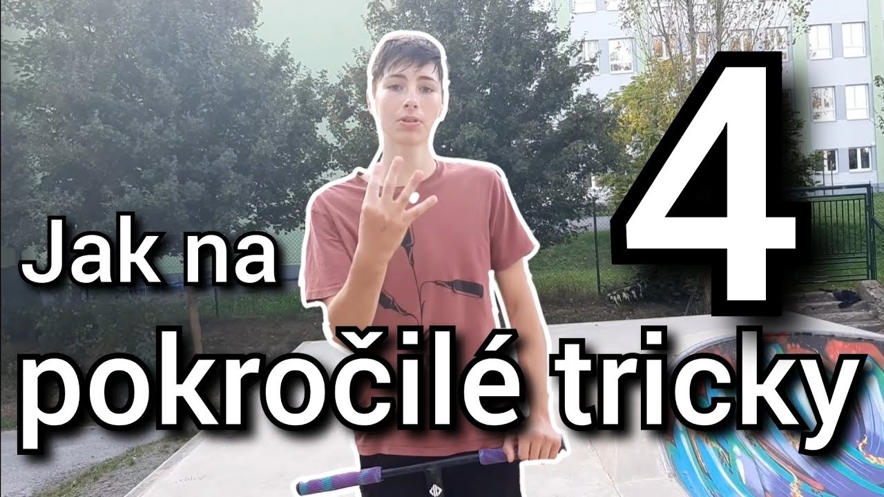 jak se naučit 4 pokročilé tricky na koloběžce