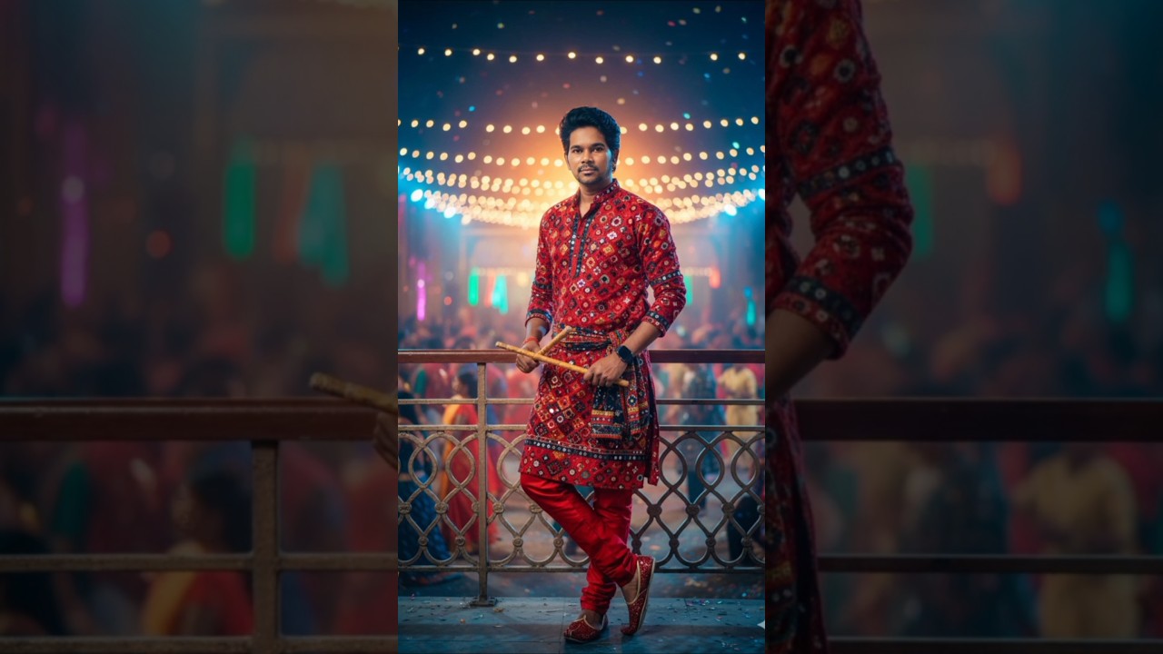 Navratri Garba Ai Photo Editing Prompts | Gemini Navratri Dandiya Ai Photo Editing