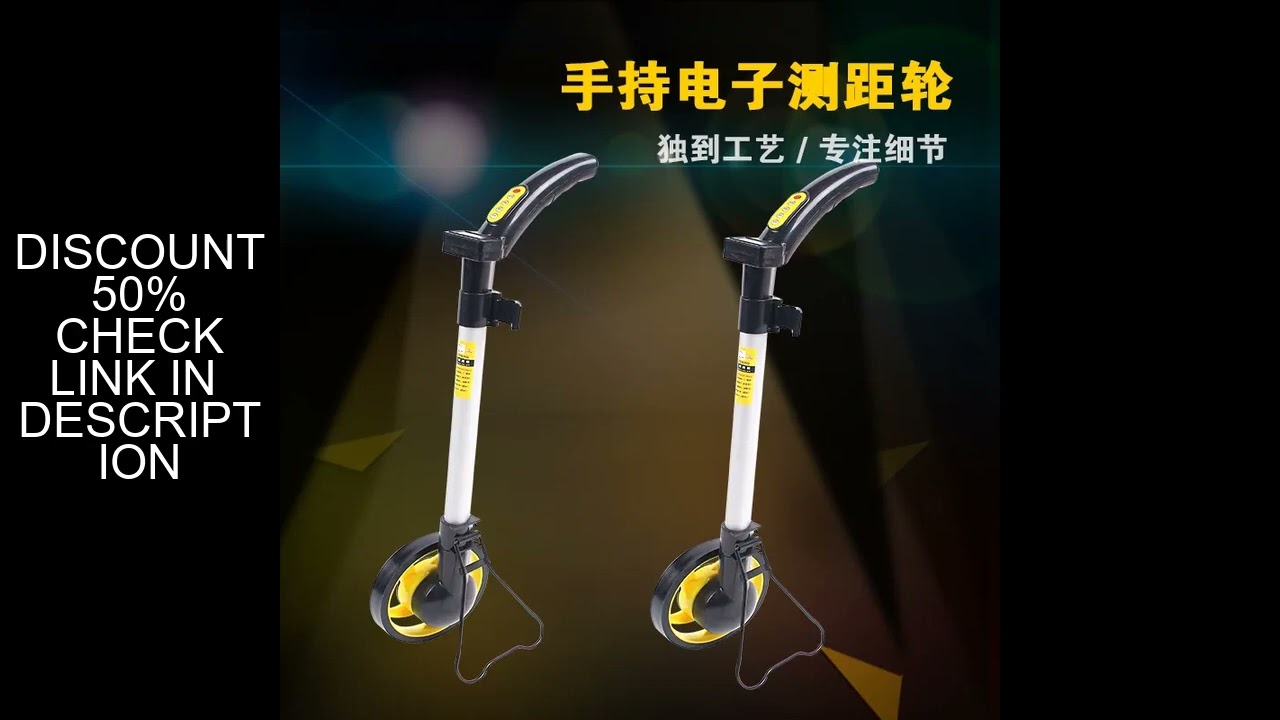 Measuring Wheel Collapsible Measurement to 10,000 Feet Distance Digital Display Acreage meter Digita