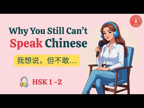 Why You Still Can T Speak Chinese 我想说 但不敢 HSK 1 2 Chinese Listening Speaking Practice 