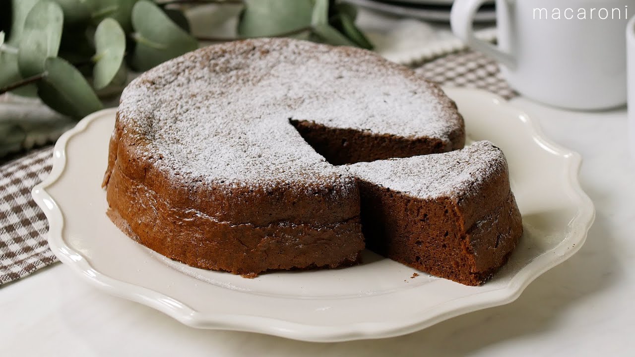 【ガトーショコラ】材料はチョコレートと卵の2つだけ！バレンタインに♪