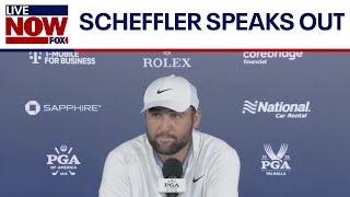 WATCH: Scottie Scheffler comments on arrest | LiveNOW from FOX