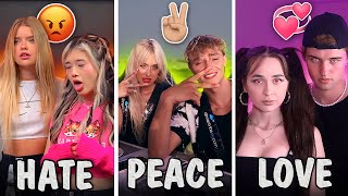 HATE, PEACE and LOVE // XO TEAM TIK TOK COMPILATION