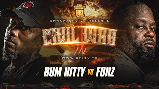 RUM NITTY VS FONZ | URLTV