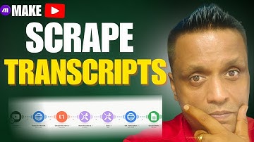 How to Scrape ANY YouTube Video Transcript with Make and Transkriptor! (full workflow)