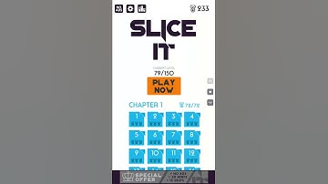 Slice It physics puzzle | Level 3 | Solved