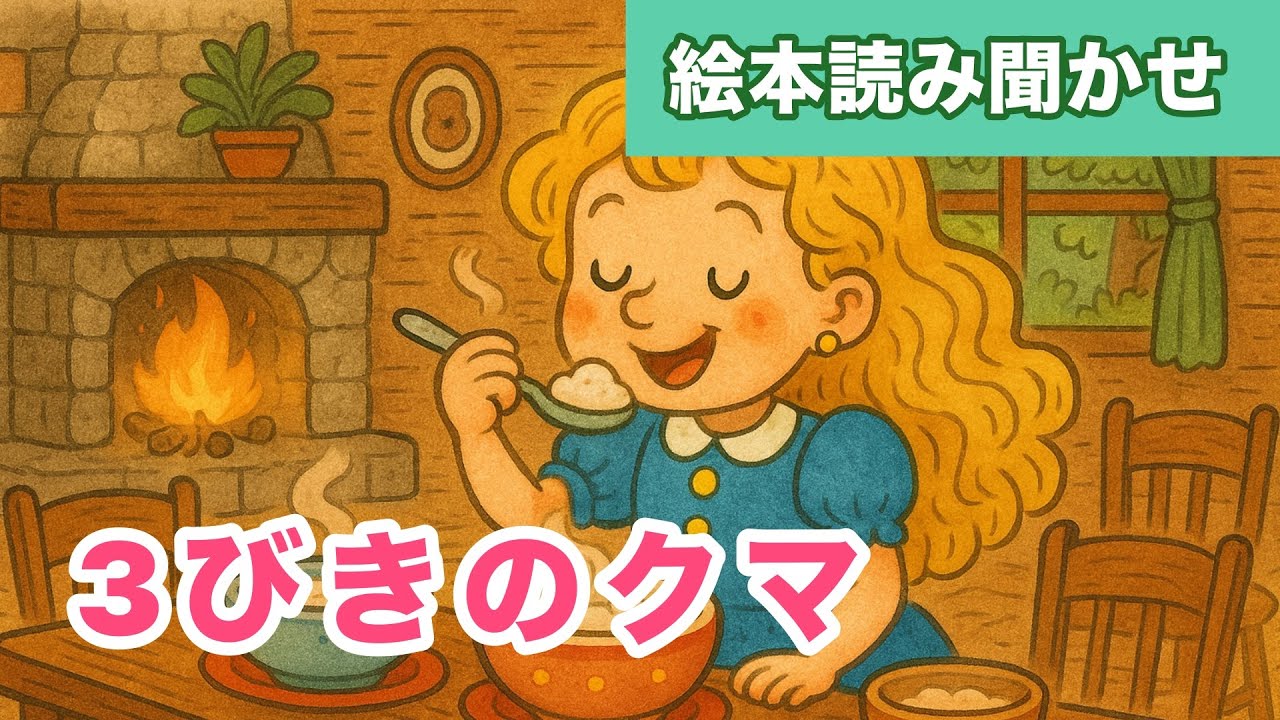 3びきのくま【絵本読み聞かせ】 (イギリスの昔話)