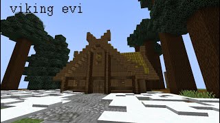 Minecraft viking evi yapımı