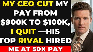 My CEO Cut My Pay From $900K to $100K, I Quit—His Biggest Rival Hired Me at 50X Pay.